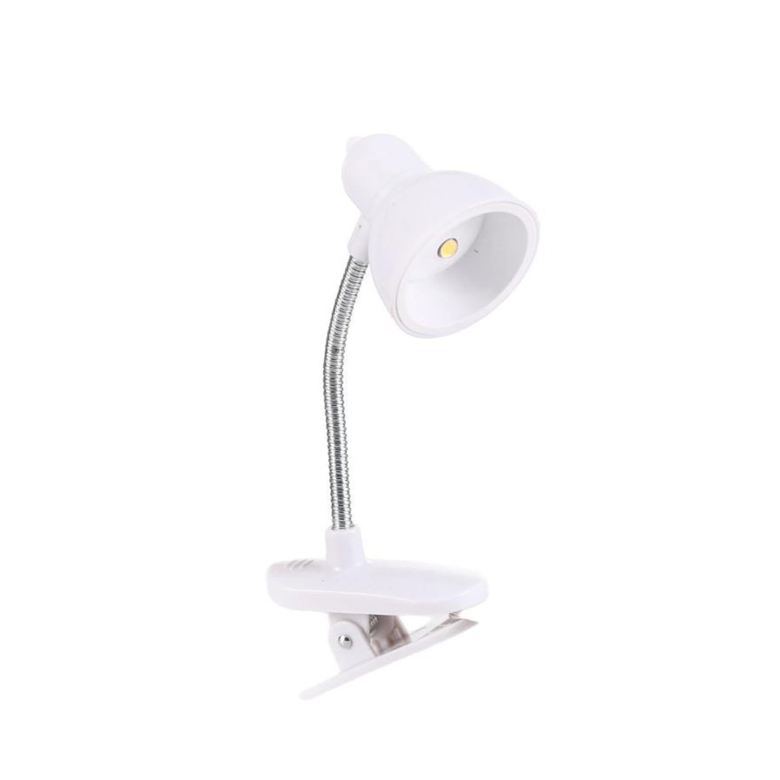 kokdid Rotatable Tiny Table Lamp with 360 Degree Rotating Neck Portable Clamp on Desk Warm Light for Bedside Tiny LED Desk Flexible Neck Reading