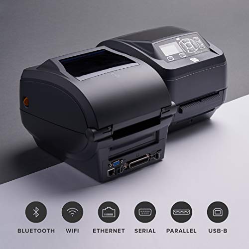 Zebra Zd500T Thermal Transfer Desktop Printer 203 Dpi Print Width 4 In Wifi Bluetooth Ethernet Parallel Serial Usb With Peeler Zd50042-T11A00Fz #TOP1