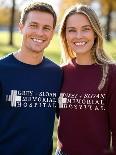 FerociTees Unisex Grey Sloan Memorial Hospital Crewneck Sweatshirt2