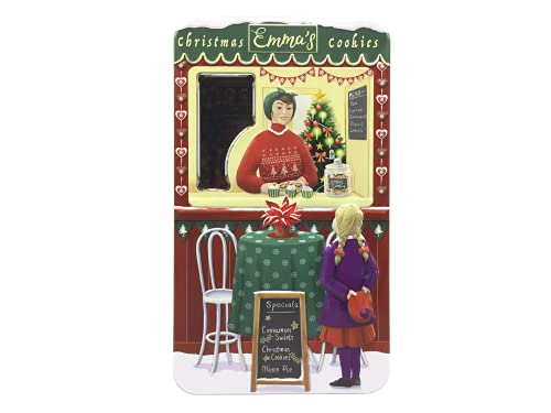 stylebox Emma's Boîte à biscuits décorative pour biscuits de Noël, chocolats au chocolat, env. 21 x 11,5 x 5,5 cm, volume : 2,1 l Cover