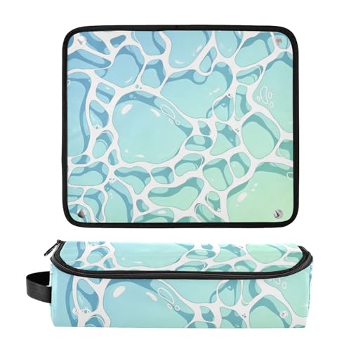 Bolso de viaje para herramientas de cabello con tapete resistente al calor, impermeable y portátil para planchas, rizadores y más miniatura 3