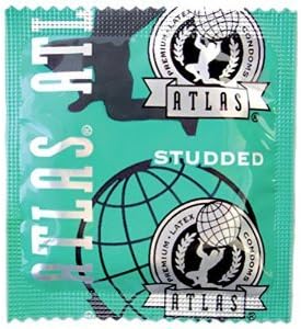 Atlas Studded Condoms: 12-Pack of Condoms