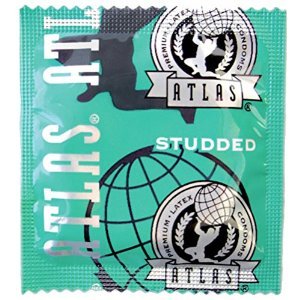Atlas Studded Condoms: 12-Pack of Condoms