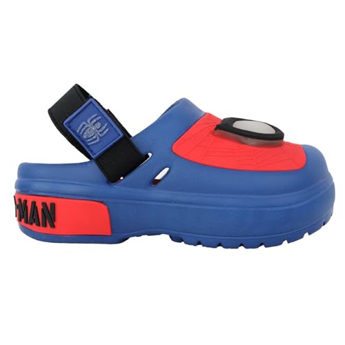 Image of Marvel Spiderman Clogs for Kids, Waterproof Slip On Toddler Clogs