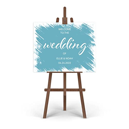 Illustration de mariage personnalisée pour votre décoration de salle - 3
