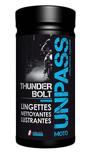 Toallitas limpiadoras moto kit desengrasante y abrillantador carenados sin agua 80 uds