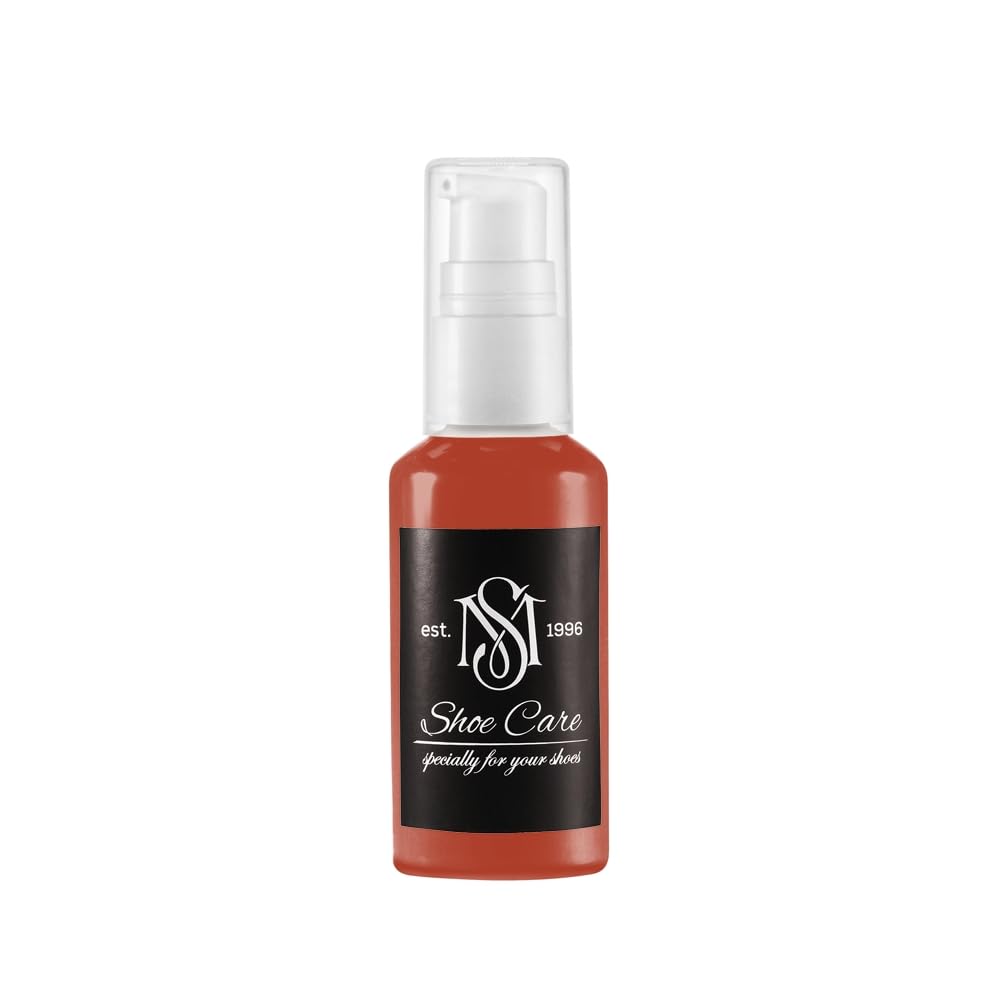 Baume pour cuir pour rénover chaussures et maroquinerie rouge terracotta foncé