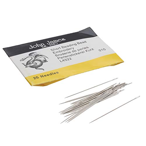Image of John James Short Beading Needles, Size 10, Pack of 25