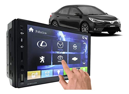 Central Multimídia Nissan Kicks Esp. Android E Ios Black Piano