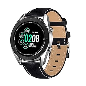 zyz Le Nouveau Écran HD Smart Watch Smart Watch De DT99, IP68 Imperméable À l’eau, Rythme Cardiaque Sleep, Watch Tracker Fitness,B