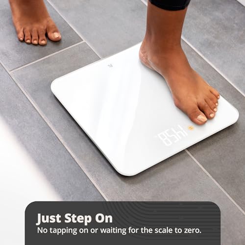 Image of Greater Goods AccuCheck Digital Bathroom Scale for Body Weight (White)