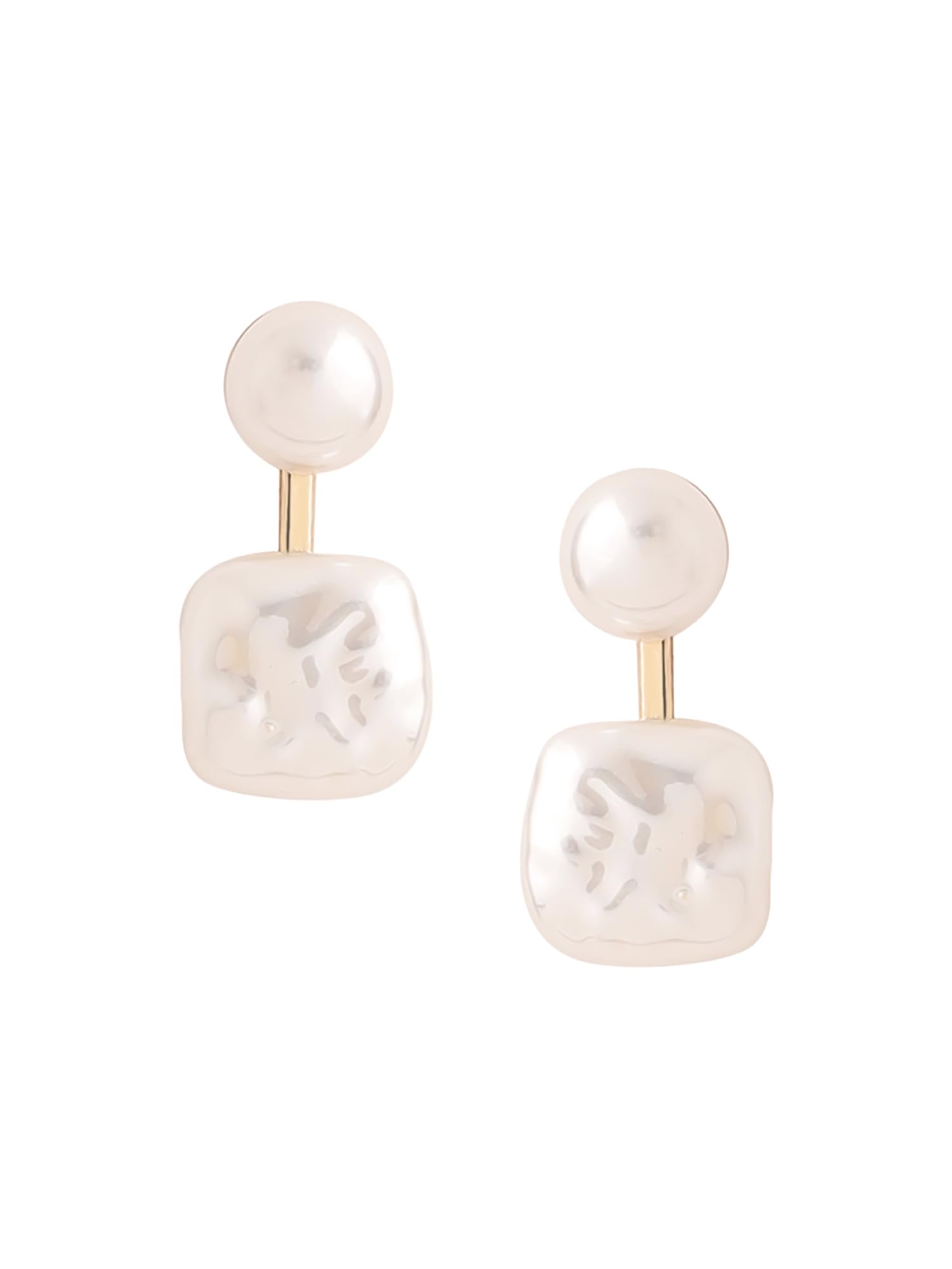 Yellow Chimes Earrings for Women and Girls Fashion White Pearl Drop Earrings | Gold Plated Faux Pearl Drop Earrings | Birthday Gift for girls and women Anniversary Gift for Wife (B0B8DG441C) Amazon Price History, Amazon Price Tracker