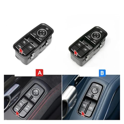 Bouton de lève-vitre Cayman et 718 avec commande de rétroviseur électrique