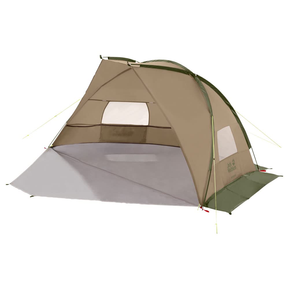 Jack Wolfskin Unisex – Dla Dorosłych Beach Shelter Iii Muszla Plażowa, Kolor Piaskowy, Rozmiar Uniwersalny