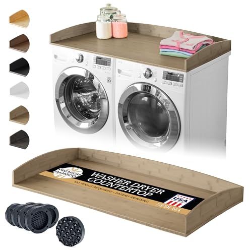 Nedura Washer Dryer Countertop w/Anti-Vibration Pads &...
