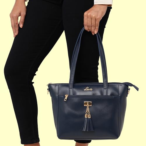 Image of Lavie Women's Mylo Tassel Tote Bag | Tote Bag for Work | Ladies Purse | Stylish Shoulder Bag | Gift for Women