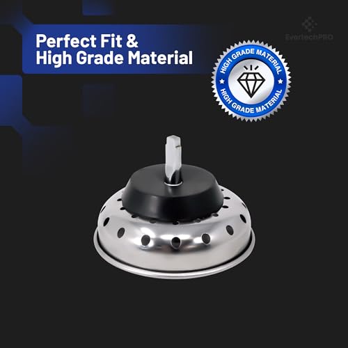 Cesto colador y tapón para fregadero de cocina acero inoxidable miniatura 5