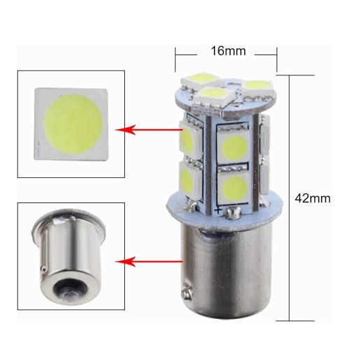 8 Piezas Bombillas LED para Interior de Vehículo Blanco miniatura 7