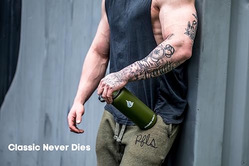 image for HYDRO CELL Stainless Steel Insulated Water Bottle with Straw - For Col