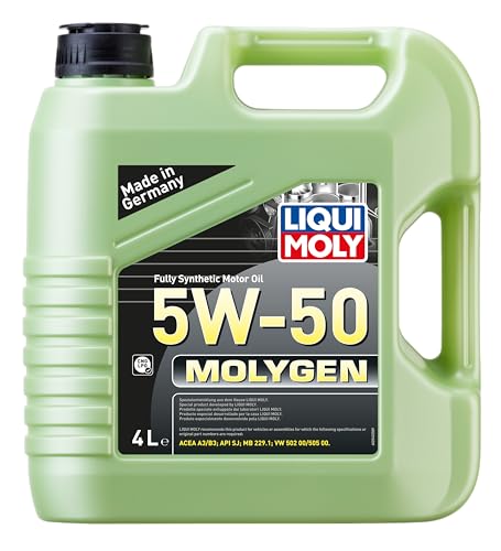 Liqui Moly Molygen 5W 50, 4 L, Aceite de motor para coches, 2543