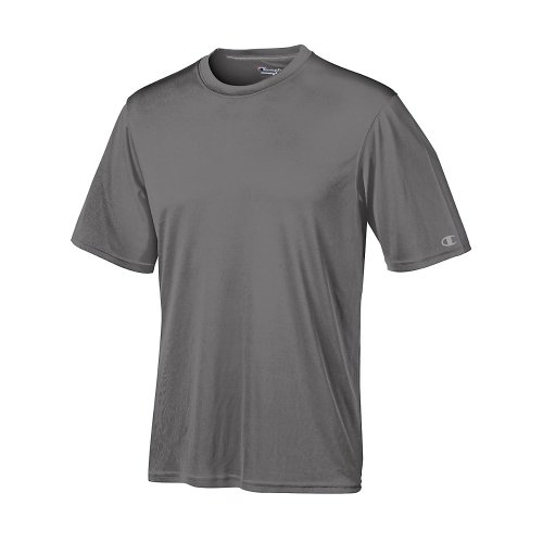 Duofold Boys' Big Double Dry Short Sleeve Tee, Stone Gray, Medium