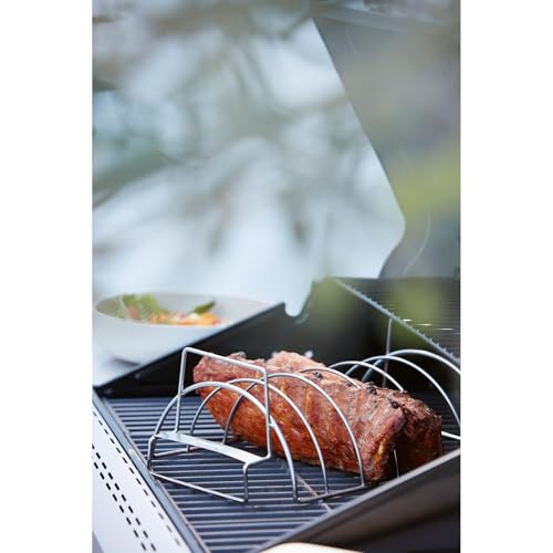 Barbecook Supporto Per Costine Barbecue In Acciaio Inox, Supporto Grigla Per Barbecue, 34,5X20X15Cm - 2