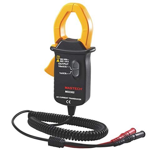 MeterTo Digital Clamp Transducer, 0.1A-400A Clamp Meter Transducer True RMS