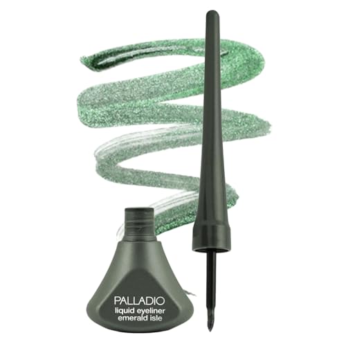 Palladio Liquid Eyeliner, Highly Pigmented and Waterproof Eyeliner, For Intense