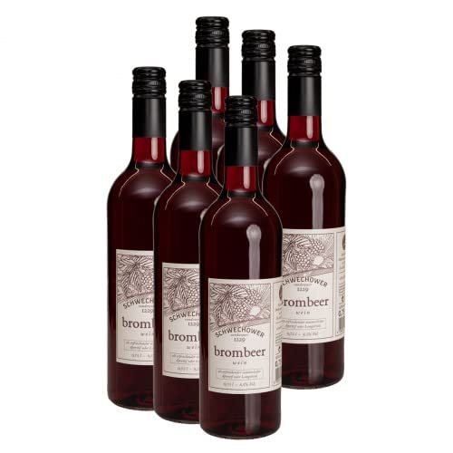 6 x Schwechower Sundowner Brombeere 0,75l (8,5% Vol.) - Fruchtwein Brombeerwein 6 x 750ml Cover