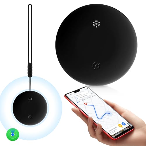 NAVESO Smart Tag Android Mini GPS Tracker ohne ABO mit Google Mein Gerät, finden App, nur Android, Smarttag für Schlüssel-Tracker, Koffer