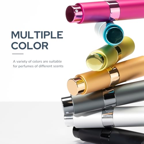 Perfume Atomizer Travel Bottle Refillable: Cologne Sprayer Portable for Men - Mini Spray Empty for Refill - 8ml Small Size Blue3