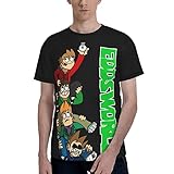 Anime Manga Eddsworld T Shirt Mens Cool Tee Summer Round Neck Short Sleeves Tshirt Black