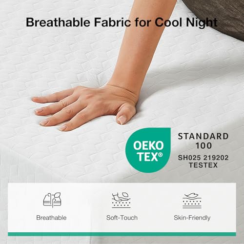 Image of Novilla Full Size Mattress, 12 Inch Memory Foam Mattress Full for Pressure Relief & Comfort Sleep, Natural Fiber Infused for Cooling Refreshing Feel, CertiPUR-US Certified Mattress in a Box, Plush