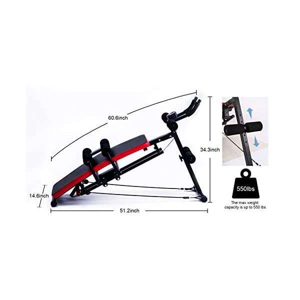KESHWELL-Ab-Workout-MachineCore-Abs-Exercise-Equipment-for-Home-GymAdjustable-Sit-Up-Bench-Strength-Training-Abdominal-CruncherFoldable-Core-Workout-Machine-with-Resistance-BandsLCD-Display KESHWELL Ab Workout Machine,Core Abs Exercise Equipment for Home Gym,Adjustable Sit Up Bench Strength Training Abdominal Cruncher,Foldable Core Workout Machine with Resistance Bands&LCD Display