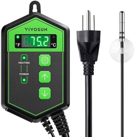 VIVOSUN Digital Seedling Heat Mat Thermostat Controller 40-108℉