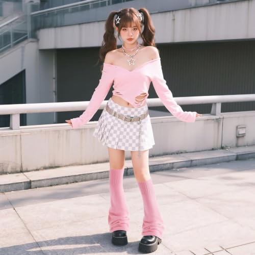 Image of Junely Leg Warmers for Women Kawaii Leg Warmer Baggy Legwarmers