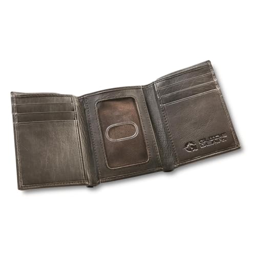 Guide Gear Tri-fold Wallet with RFID Card Holder, Leather Wallet, RFID Wallet