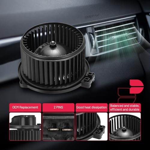 Image of BDFHYK AC Heater Blower Motor Fan 700302 Compatible with Honda 2011-2017 Odyssey 3.5L, Compatible with Toyota 2005-2006 Sienna 3.3L, 2007-2010 Sienna 3.5L,HVAC Blower Motor Assembly 75093 2311897