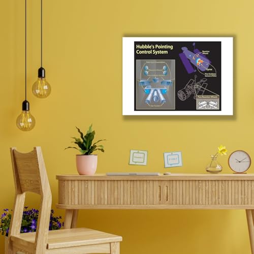 Hubble Télescope déco salon schéma Spiffing Prints impression artistique - 2