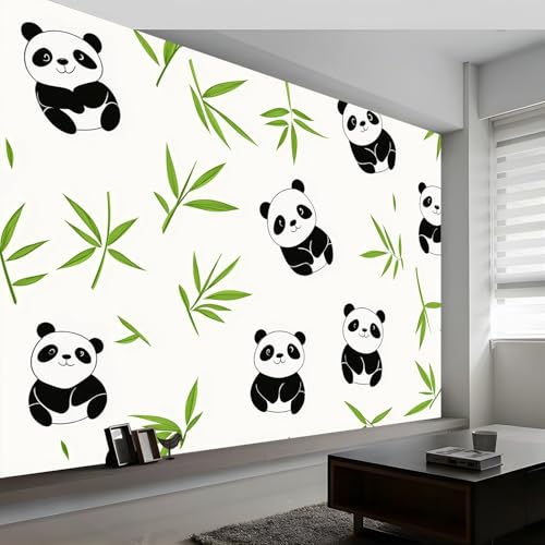 Papier peint intissé bambous pour masquer les défauts d'un mur - 3
