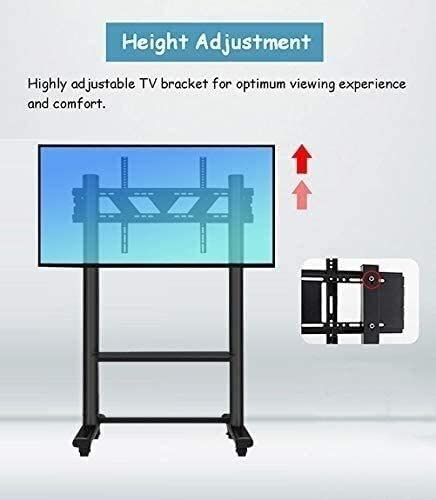 Soporte de TV para piso resistente de 55-90 pulgadas miniatura 4