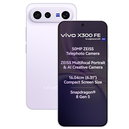 vivo X300 FE 5G (Lilac Purple, 12GB RAM, 256GB Sto...
