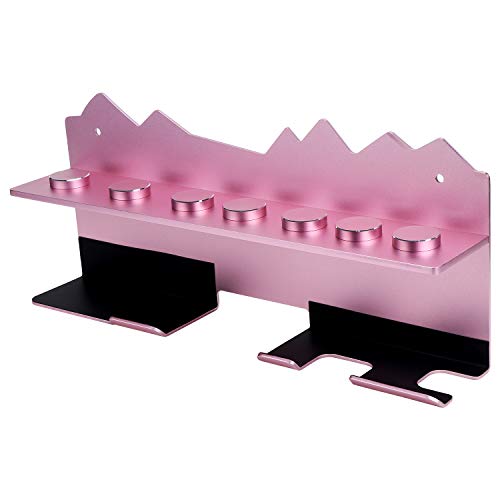 Haartrockner Eisstockschießen Wandhalterung für Dyson Airwrap Styler Lockenwickler und 7 Lockenfässer (Rose)