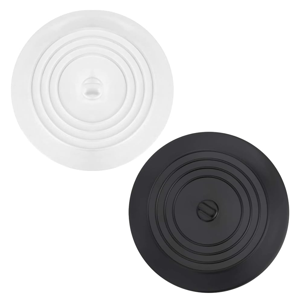 Tappo In Silicone Per Vasca Da Bagno Tifanso – Universale, Piatto E Anti-odore – 2 Pezzi