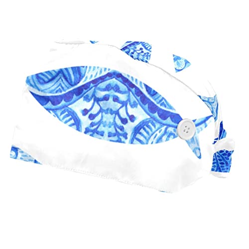Casquette pour hommes femmes poisson aquarelle pour cuisine