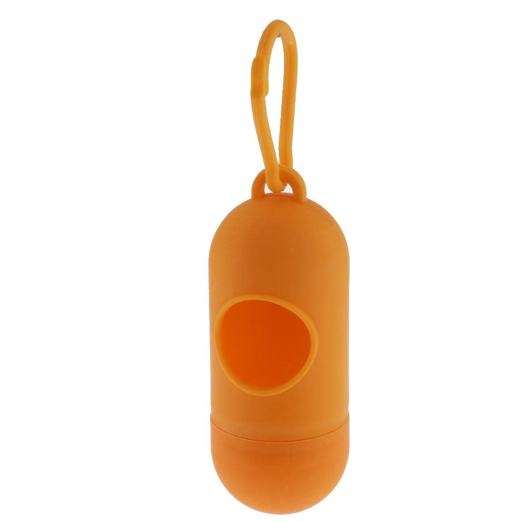 ELBME® Portable Baby Diaper Nappy Discarded Bag Box Dispenser Holder Orange Baby | Diapering | Diaper Disposal-image-5