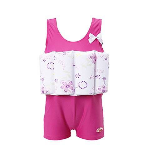 Image of Toddler Kids One-Piece Float Swimsuit with Adjustable Buoyancy UPF 50+ Sun Protection for Beach Pool Boys Girls