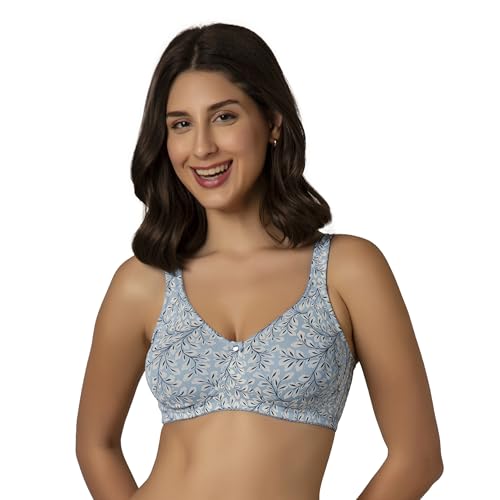 Image of Amante Purple Women Solid Non Padded Wirefree Super Support Bra