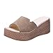 Sandalen Damen Sommer Glitzer Mode Sommer Frauen Sandalen Dicke Ferse Niedrige Ferse Mund Leder Textur Casual Style Damen Schuhe Winter Stiefeletten Elegante