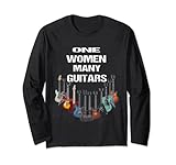 Photo Gallery one women many guitars guitar player regalo maglia a manica Photo Gallery one women many guitars guitar player regalo maglia a manica